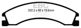 EBC 08+ Ford Econoline E450 Yellowstuff Rear Brake Pads - DP43006R