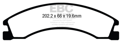 EBC 08+ Ford Econoline E450 Greenstuff Rear Brake Pads - DP63006