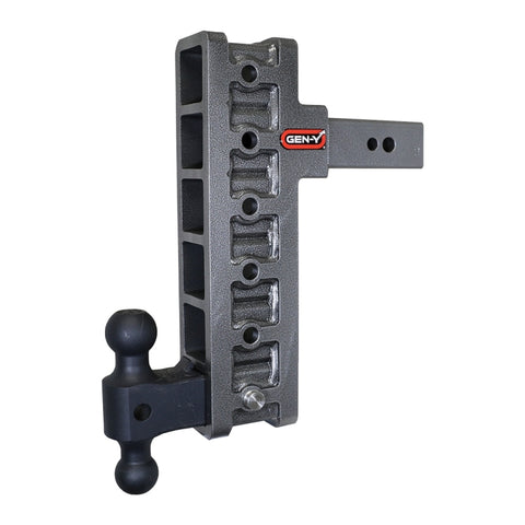 Gen-Y Mega Duty 2.5in Shank 12in Offset Drop 3.5K TW 32K Hitch w/GH-0161 Dual-Ball - GH-1916