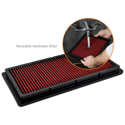 Mishimoto 87-01 Jeep Cherokee XJ Reusable Drop-In Air Filter - MMAF-XJ-87