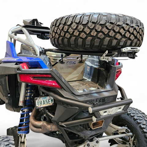 Elektric Offroad 2022+ Polaris Rzr Pro R Amp Rear Tire Rack Bumper Combo - RRB610030
