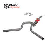 Diamond Eye KIT 4in CB MFLR RPLCMENT PIPE DUAL SS: 03-07 FORD 6.0L F250/F350 - K4340S-RP