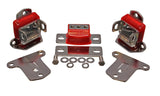 Energy Suspension 67-72 Chevrolet Camaro Red Motor and Transmision Mounts; Chrome Finish - 3.1133R