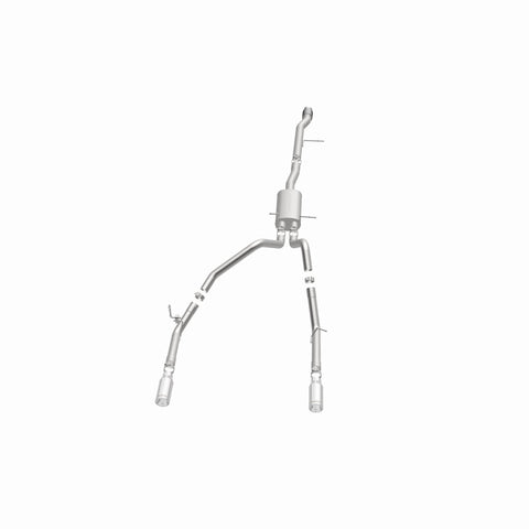 Magnaflow 14 Chevy Silverado V8 5.3L CC/EC Cab Dual Split Rear Exit Stainless Cat Back Perf Exhaust - 15268