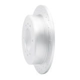 R1 06-10 Hummer H3T Rear Left Drilled & Slotted Geo-Carbon Rotor - 830-93001L