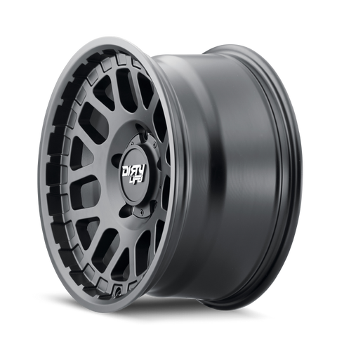 Dirty Life 9306 Mesa 17x9 / 6x139.7 BP / -12mm Offset / 106mm Hub Matte Black Wheel - 9306-7983MB12