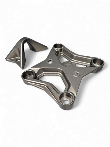 Elektric Offroad 2017+ Can Am X3 Maverick 6 Bolt Eod Xl Radius Rod Plate With Tow Hook Gun Metal - RRP210013XL