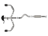 aFe 23-24 Toyota GR Corolla L3 1.6L (t) Gemini XV 3in to 2-1/2in CatBack Exhaust w/Carbon Fiber Tips - 49-36067-C