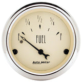 Autometer 2-1/16 inch Antique Beige Fuel Level Gauge - 1817