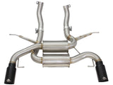 aFe MACHForce XP 2.5in Axle Back Stainless Exhaust w/ Black Tips 07-13 BMW 335i 3.0L L6 (E90/92) N55 - 49-36327-B