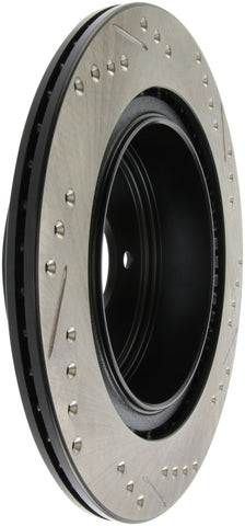 StopTech 06-07 350Z / 05-07 G35 / 06-07 G35X SportStop Slotted & Drilled Rear Right Rotor - 127.42088R