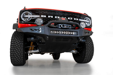 Addictive Desert Designs 2021+ Ford Bronco Rock Fighter Front Bumper - Hammer Black - F230181060103