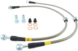 StopTech 05-13 Nissan Murano Stainless Steel Front Brake Lines - 950.42010