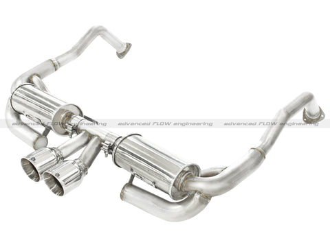 aFe ELITE 05-12 Porsche Boxster S (987.1-987.2) H6 3.4L 304SS Dual Cat-Back w/Dual Polished Tip Exht - 49-36409