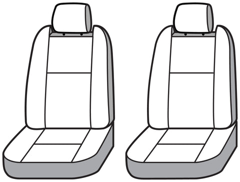 Covercraft 22-23 GMC Hummer Carhartt SeatSaver Custom Front Row Seat Covers - Brown - SSC2596CABN