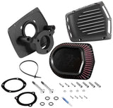 K&N Street Metal Intake System for 08-16 Harley-Davidson Touring Models - Shaker Black - RK-3951