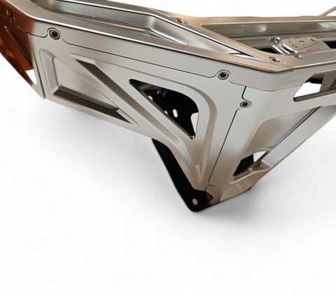 Elektric Offroad 2022-2025 Polaris Rzr Pro R/ Pro S/Turbo R Billet Front Winch Bumper Anodized Clear - FWB610031