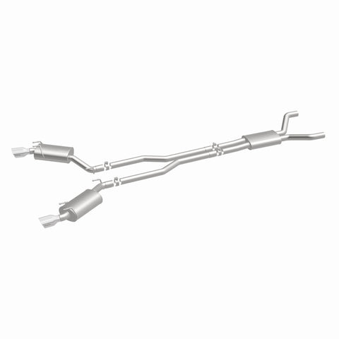 MagnaFlow Cat-Back Stainless Dual Split Rear Exit 4in Polished Tips 11-15 Chevy Camaro 3.6L V6 - 15353