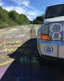 Oracle Jeep Commander 06-10 Halo Kit - ColorSHIFT w/ Simple Controller - 2337-504