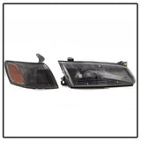 xTune 97-99 Toyota Camry 4pc OEM Style Headlights w/Corner Lights - Black (HD-JH-TCAM97-SET-BK) - 9042836