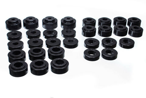 Energy Suspension GM Body Mount Set - Black - 3.4115G