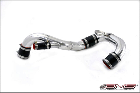AMS Performance 08-15 Mitsubishi EVO X Lower I/C Pipe Kit for Stock Flange - Polished - AMS.04.09.0003-1