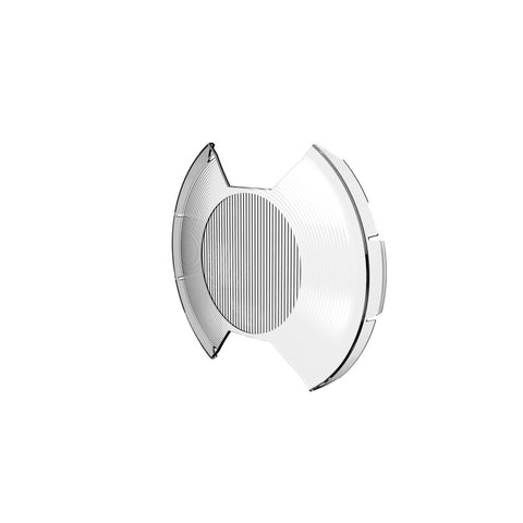 KC HiLiTES SlimLite 8in. LED Light Shield SAE Driving (Shield Only) - Clear - 5209