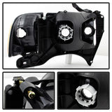 xTune Dodge Ram Sport Model Only 1999-2002 OEM Headlights Black HD-JH-DR99-SP-BK - 9032158