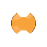 KC HiLiTES SlimLite 8in. LED Light Shield Driving (Shield Only) - Amber - 5211