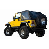 Rampage 1997-2006 Jeep Wrangler(TJ) Excludes LJ Unlimited Frameless Soft Top Kit - Black Diamond - 109735