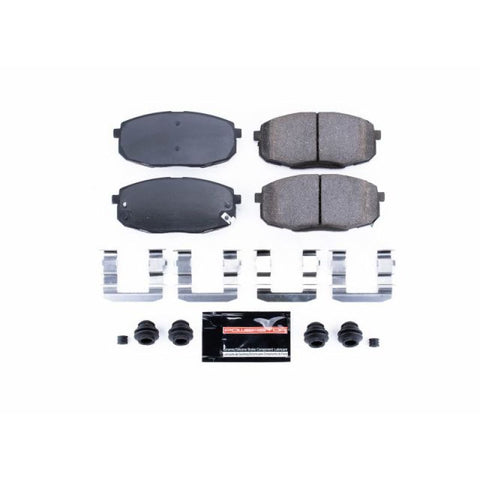 Power Stop 09-12 Hyundai Elantra Front Z23 Evolution Sport Brake Pads w/Hardware - Z23-1397