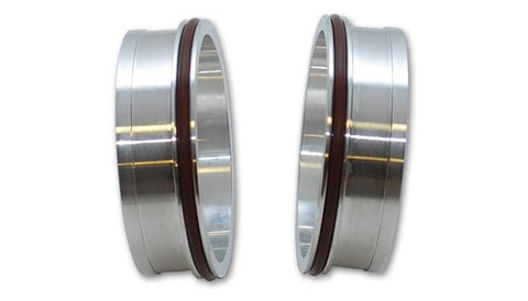 Vibrant Vanjen Aluminum Weld Fittings for 3.5in OD Tubing (for use with part #12567) - Sold In Pairs - 12547