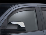 WeatherTech 07-21 Toyota Tundra Front Side Window Deflectors - Dark Smoke - 80450