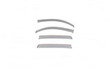 AVS 20-22 Toyota Tacoma Double Cab Low Profile Color Match Ventvisors 4pc - Silver Sky Metallic - 994036-1D6