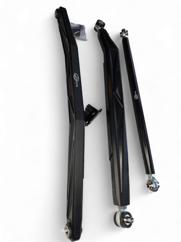 Elektric Offroad 2024+ Can Am Maverick R Volt Billet Radius Rods Anodized Black - AMFBM0001-B
