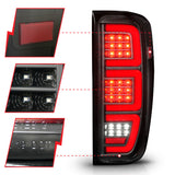 ANZO 19-23 GMC Sierra 1500/2500HD/3500HD Black Replacement Full LED Bar Tail Light - 311459