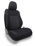 PRP 12-15 Toyota Tacoma Front Seat Covers/ Fold Flat Edition (Pair) - Black/Grey - B050-03