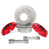 Alcon 2017+ Ford F250/F350 363x38mm Rotors 4 Piston Rear Brake Kit - BKR5459P28