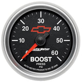 Autometer GM Performance Parts 2-1/16in 0-60 PSI Mechanical Boost Gauge - 3605-00406