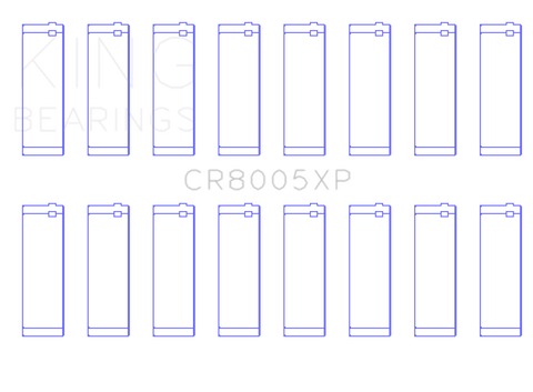 King Ford/Mercury 5.8L (Size STD) Performance Rod Bearings - CR8005XP