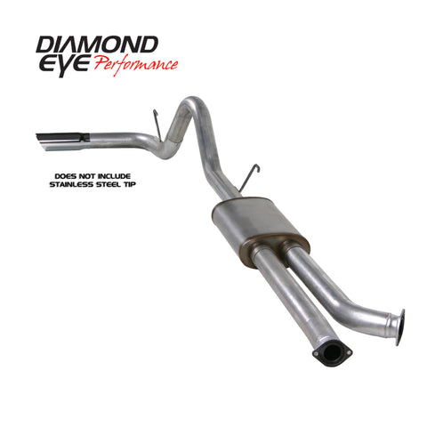 Diamond Eye KIT 3-1/2in CB SGL GAS AL TOYOTA TUNDRA 5.7L 07-10 - K3420A