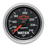 Autometer Sport-Comp II 2-1/16in 120-240 Deg Mechanical Water Temp Gauge - Bowtie Black - 3632-00406