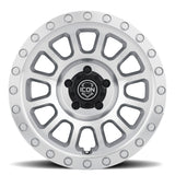 ICON Hulse 17 X 8.5 6 X 135 6mm Offset 5in BS Silver Machined - 8017856350SM
