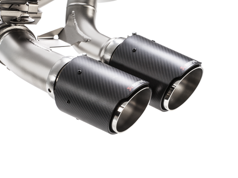 Akrapovic 16-17 BMW M2 F87 (Excl M2 Competition) Evolution Line Cat Back (Titanium) w/Carbon Tips - ME-BM/T/8H
