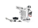 Weigh Safe 180 Hitch 4in Drop Hitch & 2in Shank (10K/12.5K GTWR) w/WS05 - Aluminum - CTB4-2-KA