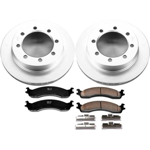 Power Stop 95-99 Ford F-250 Front Z17 Evolution Geomet Coated Brake Kit - CRK5089
