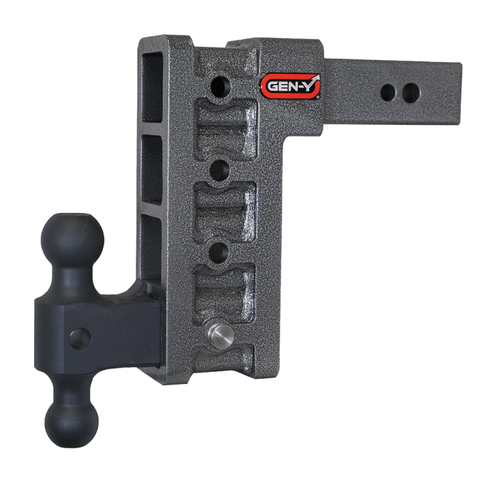 Gen-Y Mega Duty 2.5in Shank 9in Drop 3.5K TW 32K Hitch w/GH-0161 Dual-Ball - GH-1614