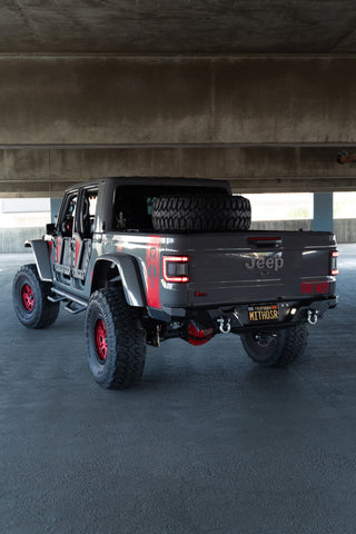 DV8 Offroad 20-23 Jeep Gladiator JT FS-15 Series Rear Bumper - RBGL-11