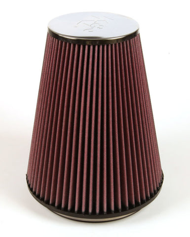 K&N Universal Chrome Filter 6 inch FLG / 7.5 inch Base / 4.5 inch Top / 9 inch Height - RC-5046