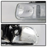 xTune Chevy Tahoe 00-06 Amber Crystal Headlights Chrome HD-JH-CSIL99-C - 5064264